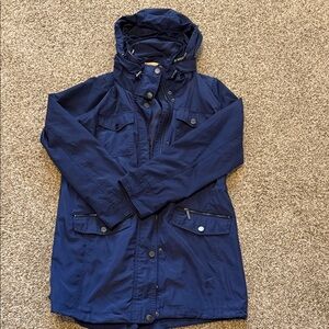 Women’s  Navy Hooded Jacket